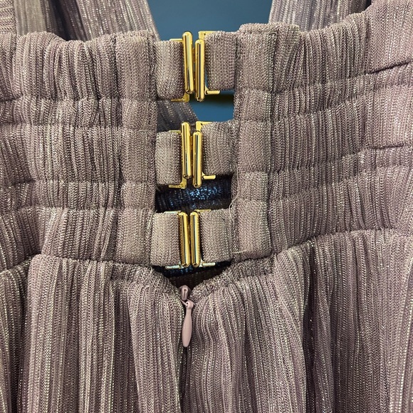 Sabina Musayev Alpha Pleated Layered Dress- XS - Picture 6 of 7